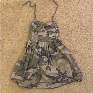 Camo halter dress